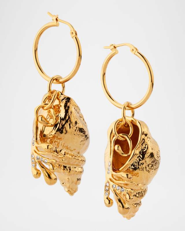 Shell Hoop Earrings